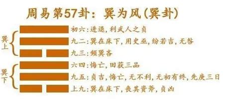 巽為風復合|巽為風䷸：易經簡易解析 — 柔順如風的第五十七巽卦(57 巽上巽。